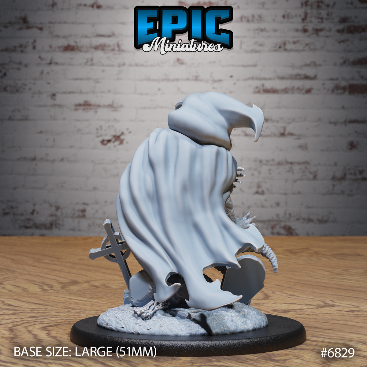 Shoggoth Monk DND TTRPG Resin Model 51mm Base