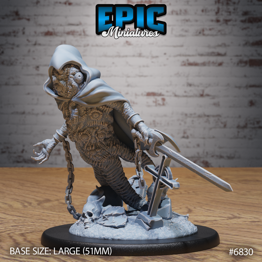 Shoggoth Monk DND TTRPG Resin Model 51mm Base