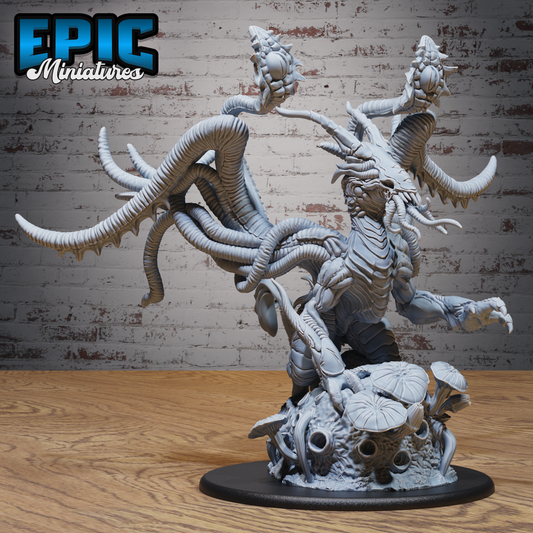 Eldritch Void Dragon DND TTRPG Resin Model 76mm Base