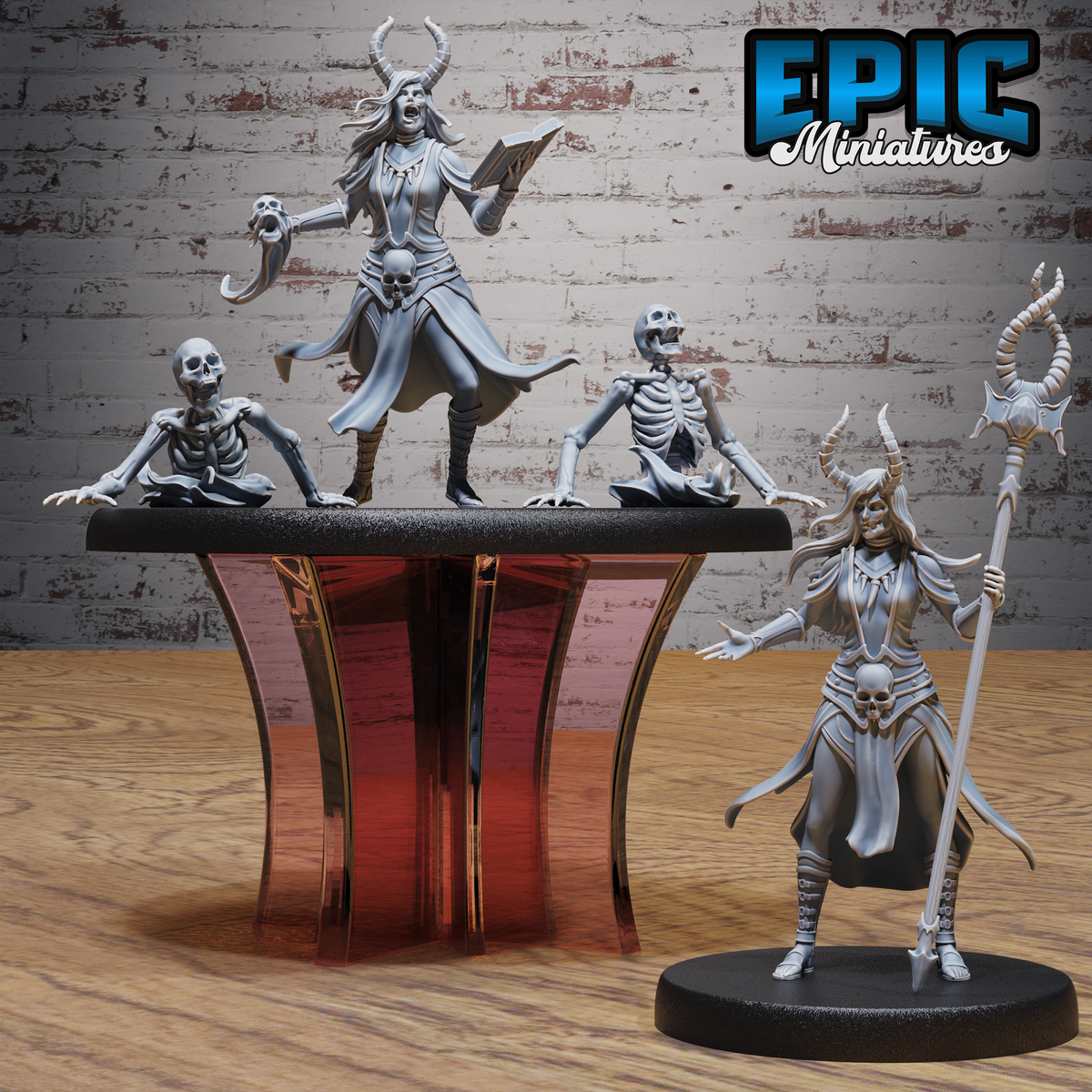 Hel Avatar DND Miniature TTRPG Resin Figure 25mm Base