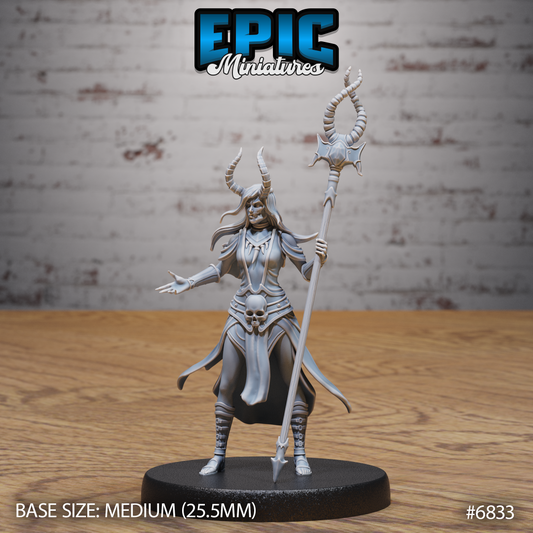 Hel Avatar DND Miniature TTRPG Resin Figure 25mm Base