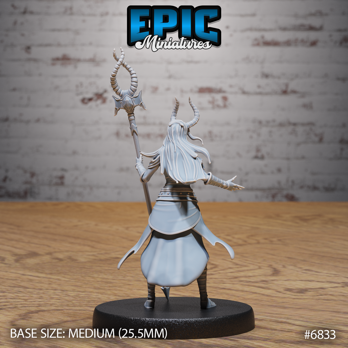 Hel Avatar DND Miniature TTRPG Resin Figure 25mm Base