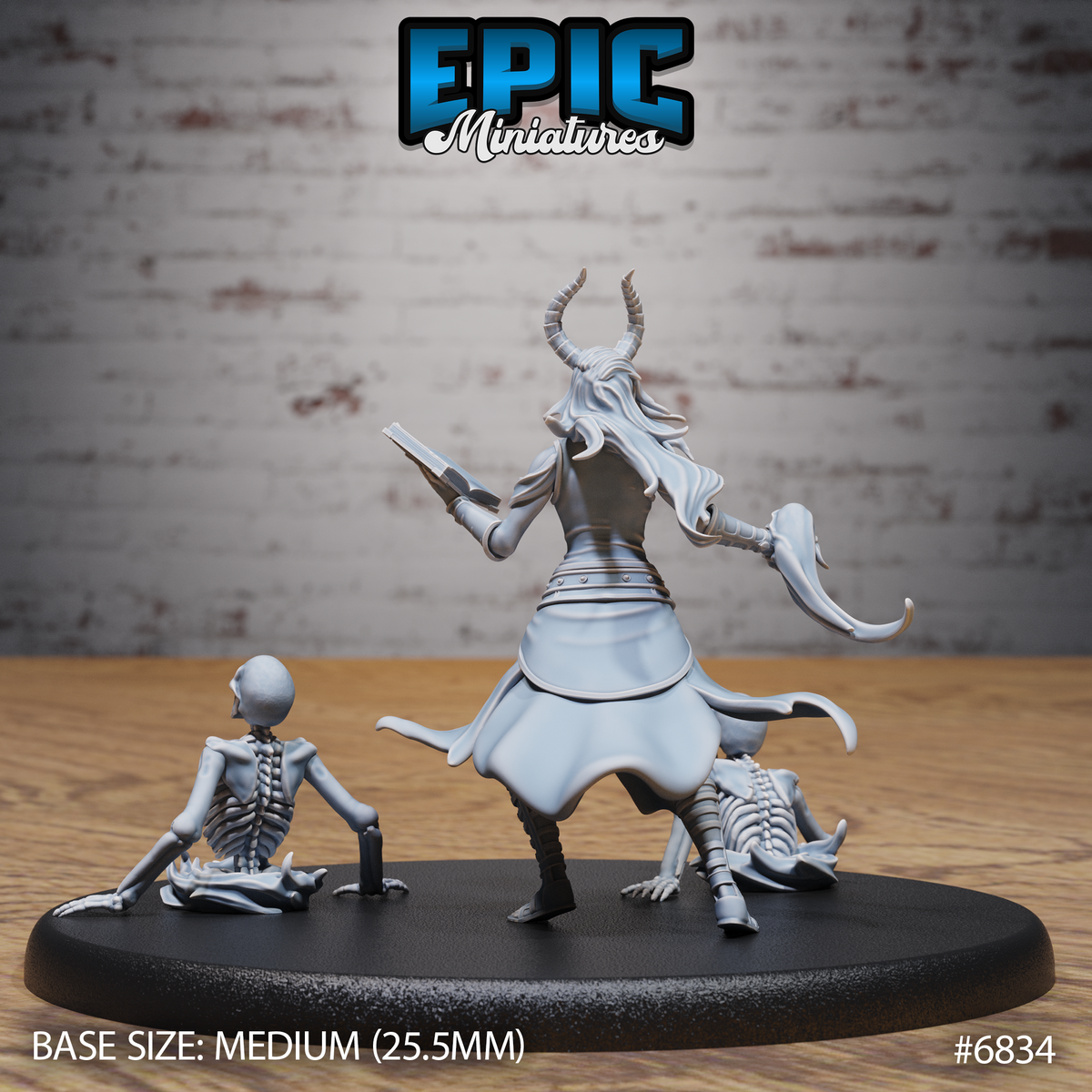 Hel Avatar DND Miniature TTRPG Resin Figure 25mm Base