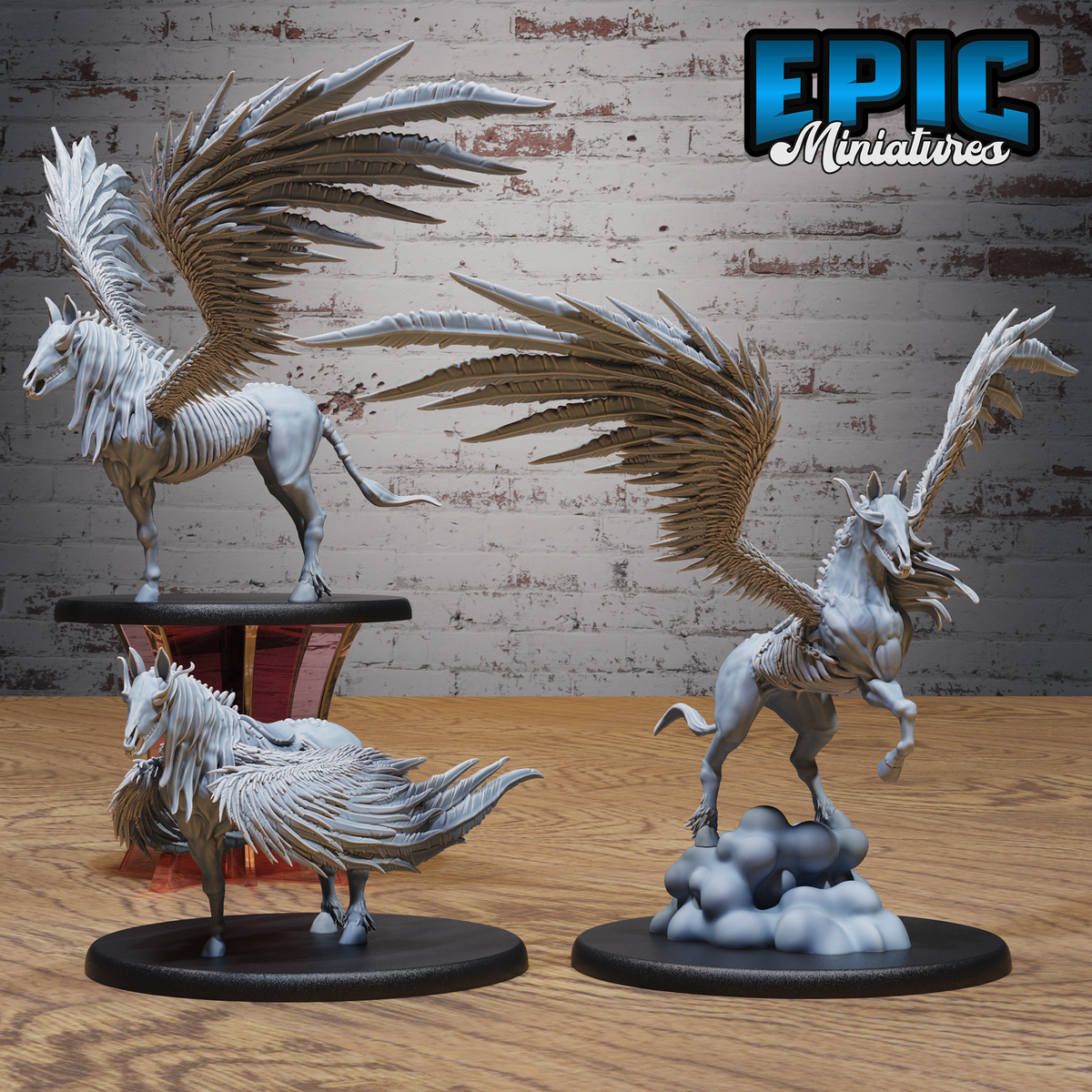 Helhest DND TTRPG Resin Model 51mm Base