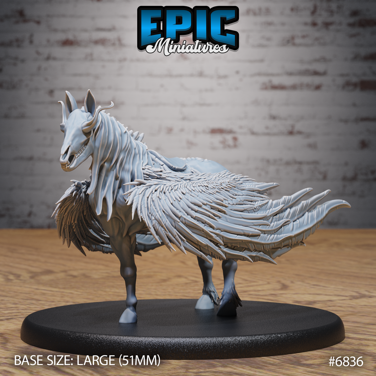 Helhest DND TTRPG Resin Model 51mm Base