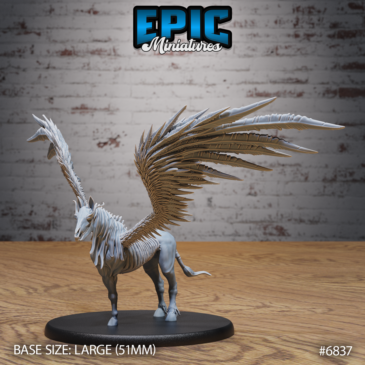 Helhest DND TTRPG Resin Model 51mm Base