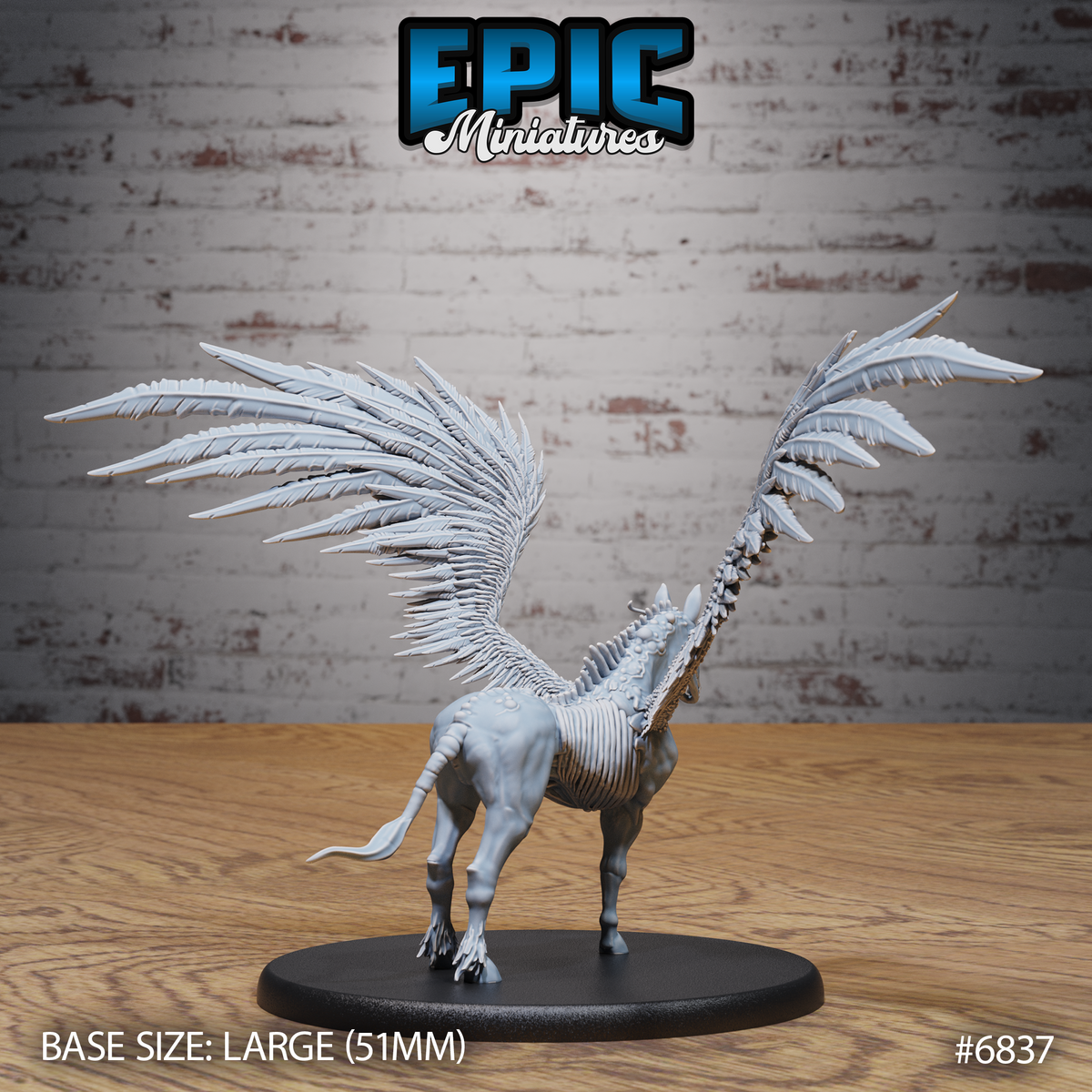 Helhest DND TTRPG Resin Model 51mm Base