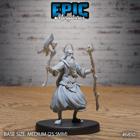 Druid Mimir Avatar DND Miniature TTRPG Resin Figure 25mm Base