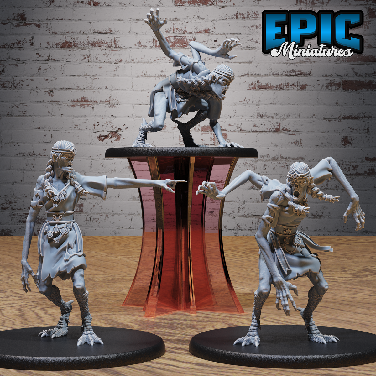 Norse Volva DND TTRPG Resin Model 51mm Base