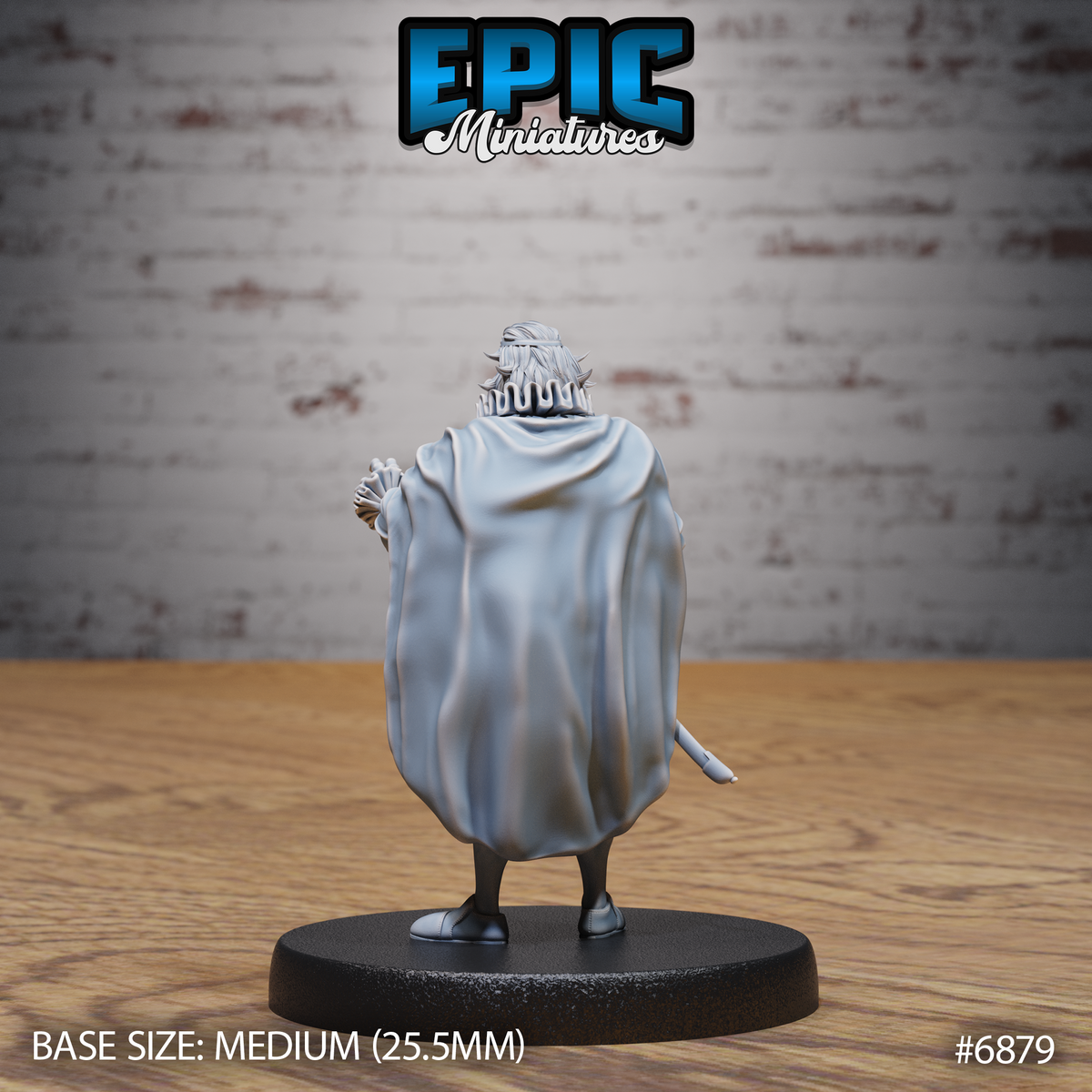 Corrupt King DND Miniature TTRPG Resin Figure 25mm Base