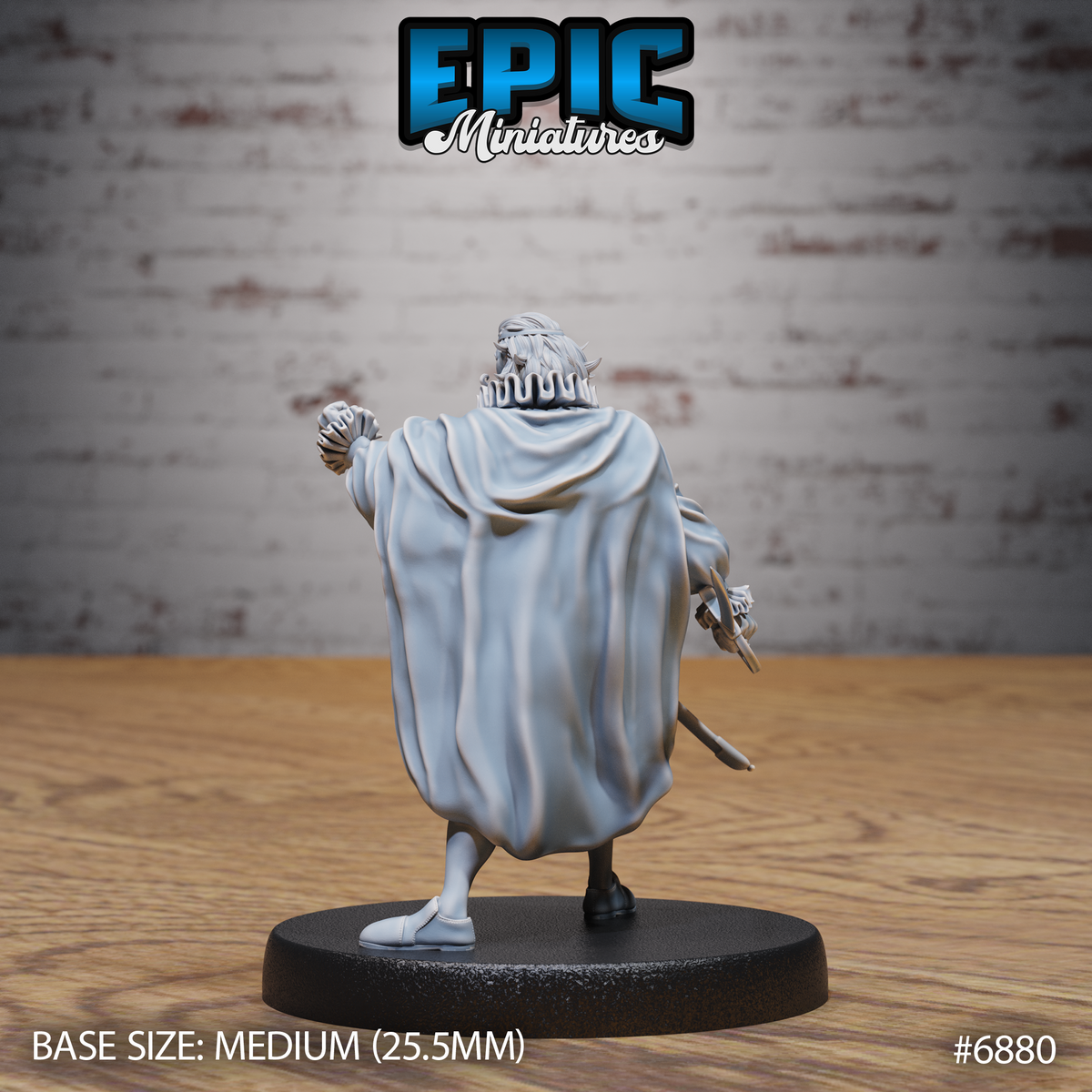 Corrupt King DND Miniature TTRPG Resin Figure 25mm Base