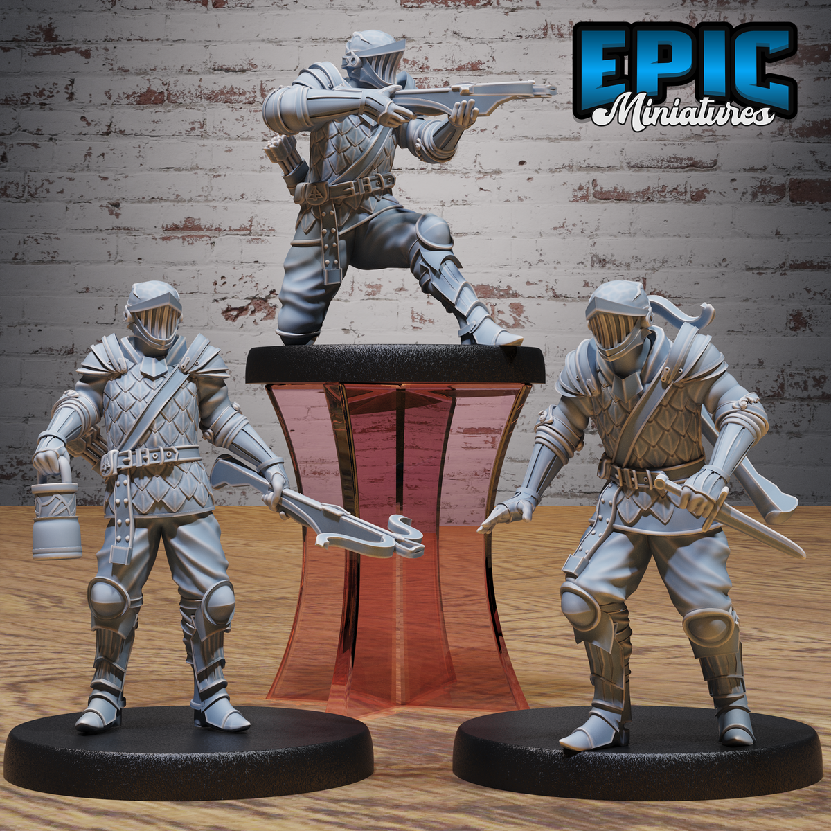Crossbow Guard DND Miniature TTRPG Resin Figure 25mm Base