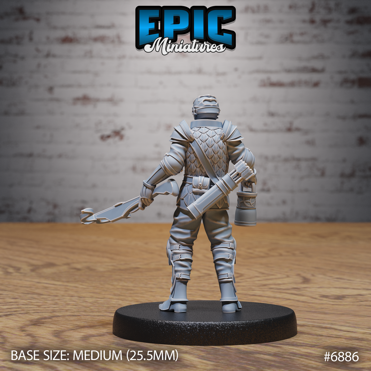 Crossbow Guard DND Miniature TTRPG Resin Figure 25mm Base