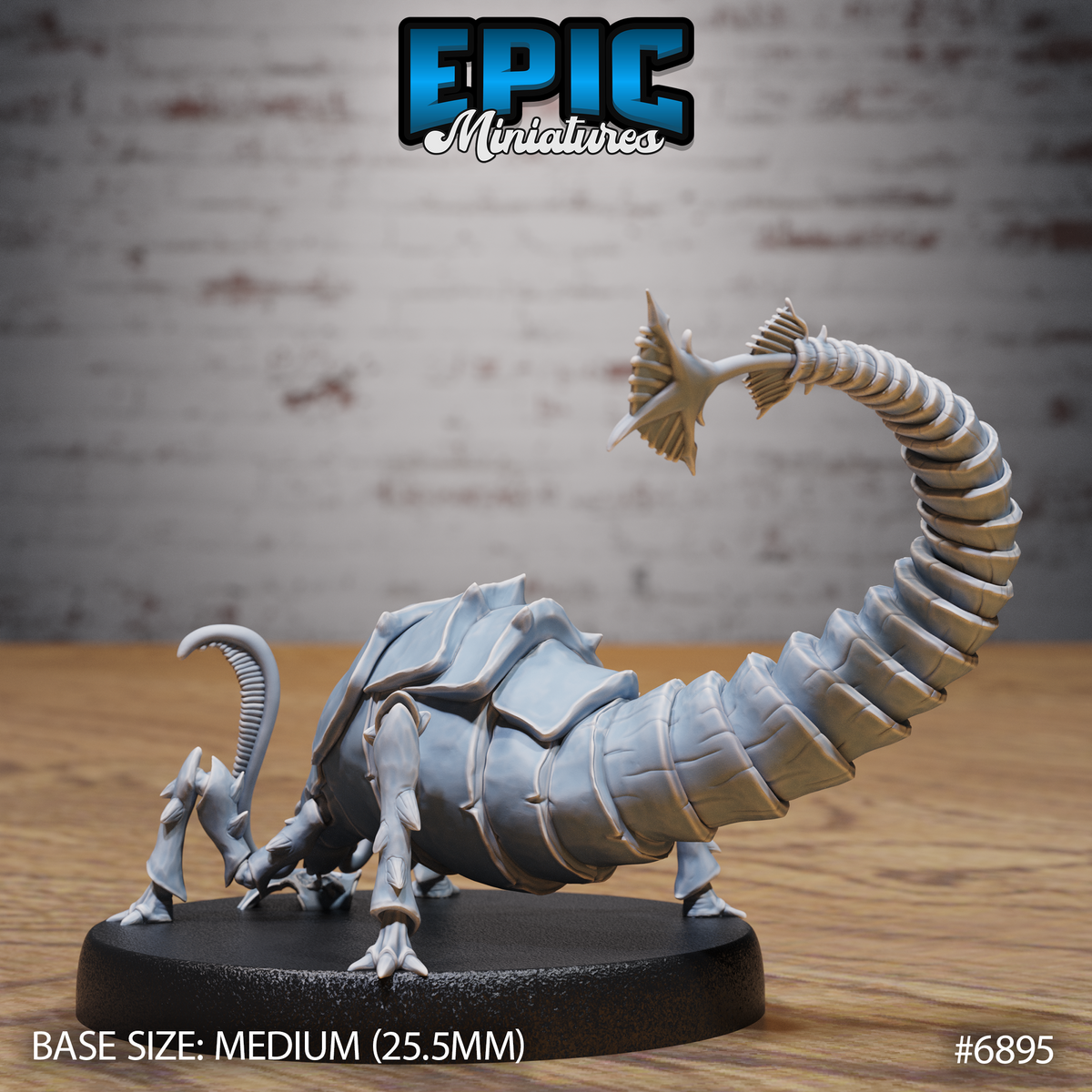 Rust Monster DND Miniature TTRPG Resin Figure 25mm Base