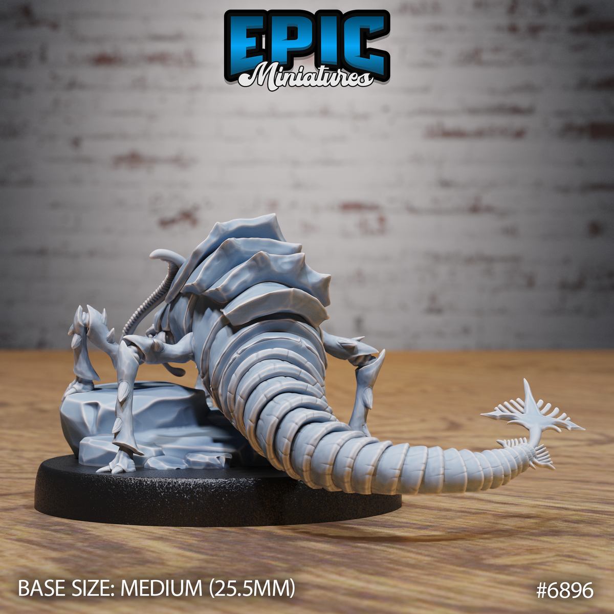 Rust Monster DND Miniature TTRPG Resin Figure 25mm Base