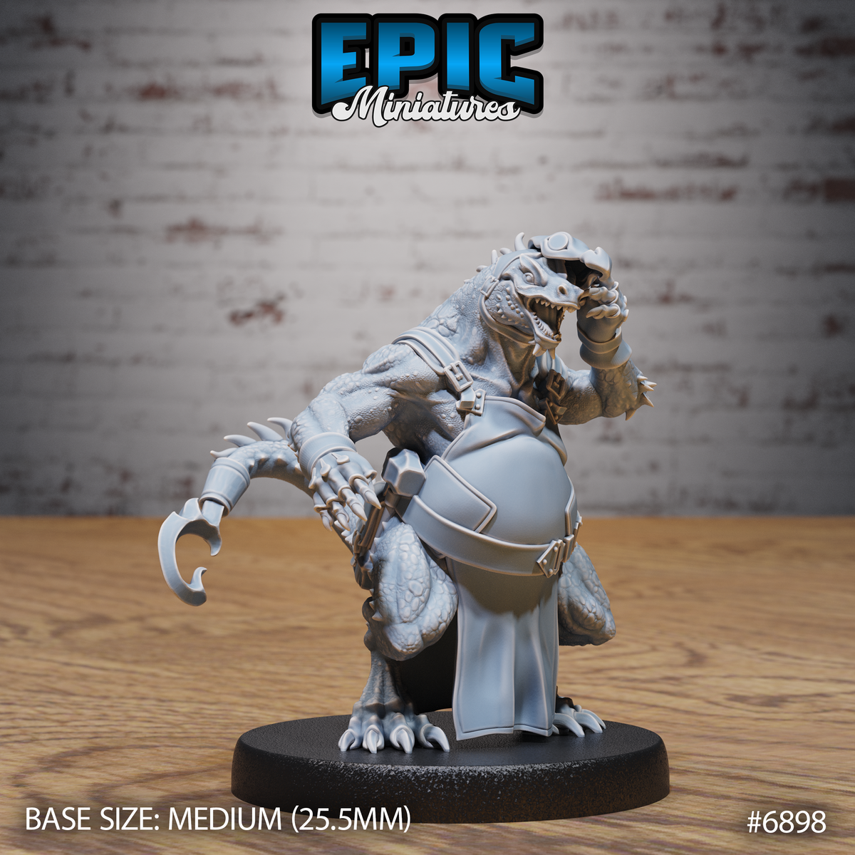 Kobold Blacksmith DND Miniature TTRPG Resin Figure 25mm Base