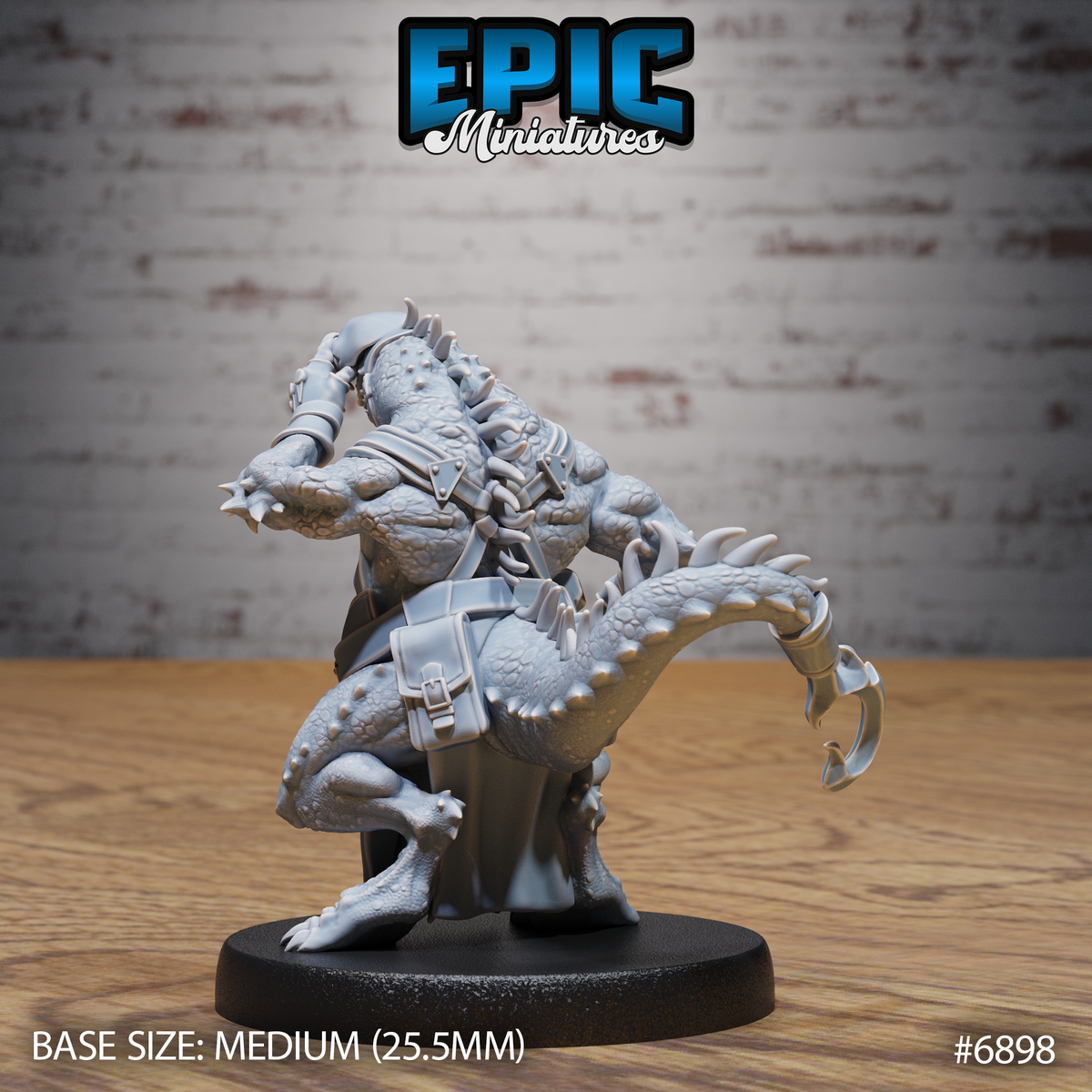 Kobold Blacksmith DND Miniature TTRPG Resin Figure 25mm Base
