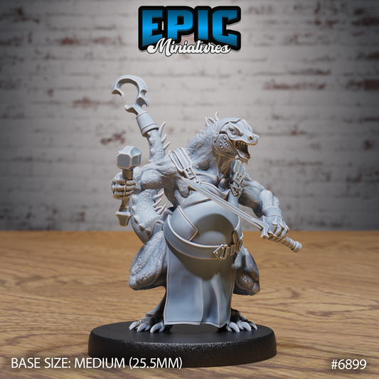 Kobold Blacksmith DND Miniature TTRPG Resin Figure 25mm Base