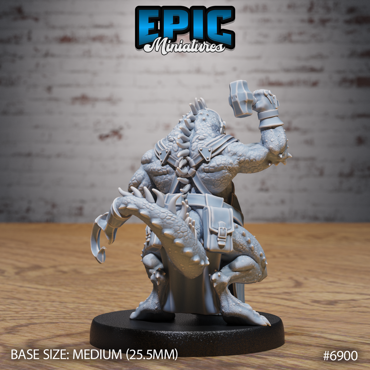 Kobold Blacksmith DND Miniature TTRPG Resin Figure 25mm Base