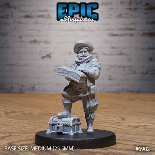 Noble Historian DND Miniature TTRPG Resin Figure 25mm Base