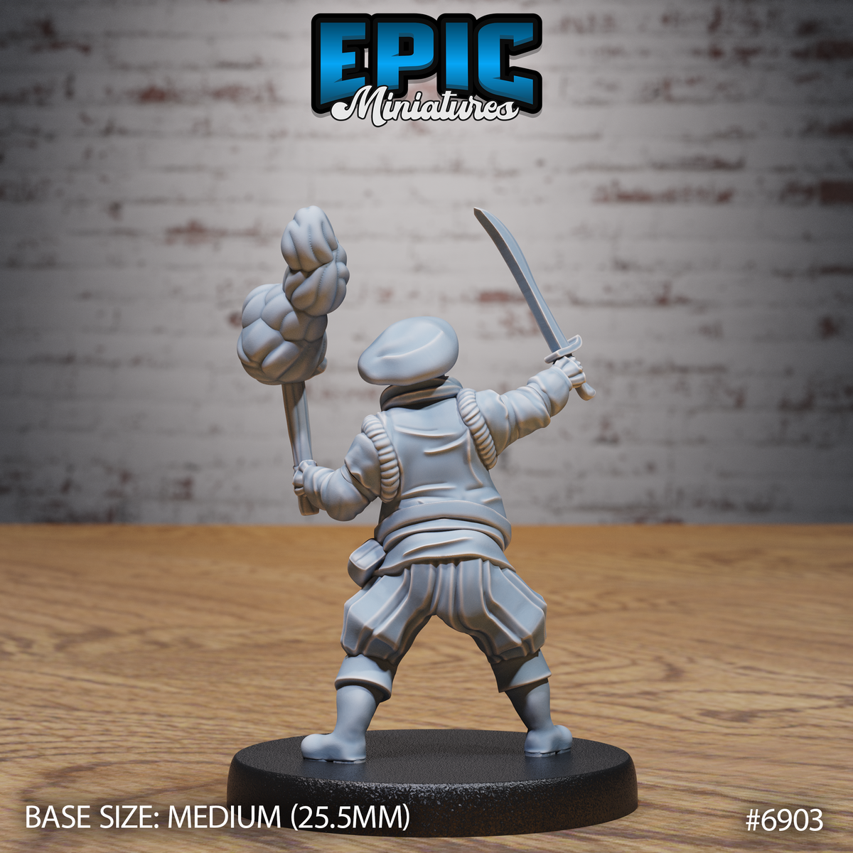 Noble Historian DND Miniature TTRPG Resin Figure 25mm Base
