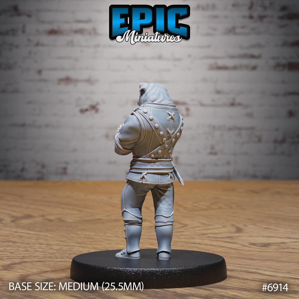 Dog Folk Noble DND Miniature TTRPG Resin Figure 25mm Base