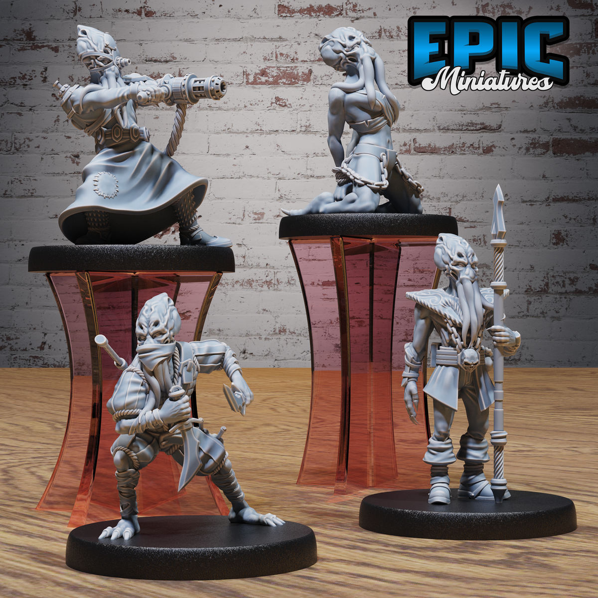 Mind Eater DND Miniature TTRPG Resin Figure 25mm Base