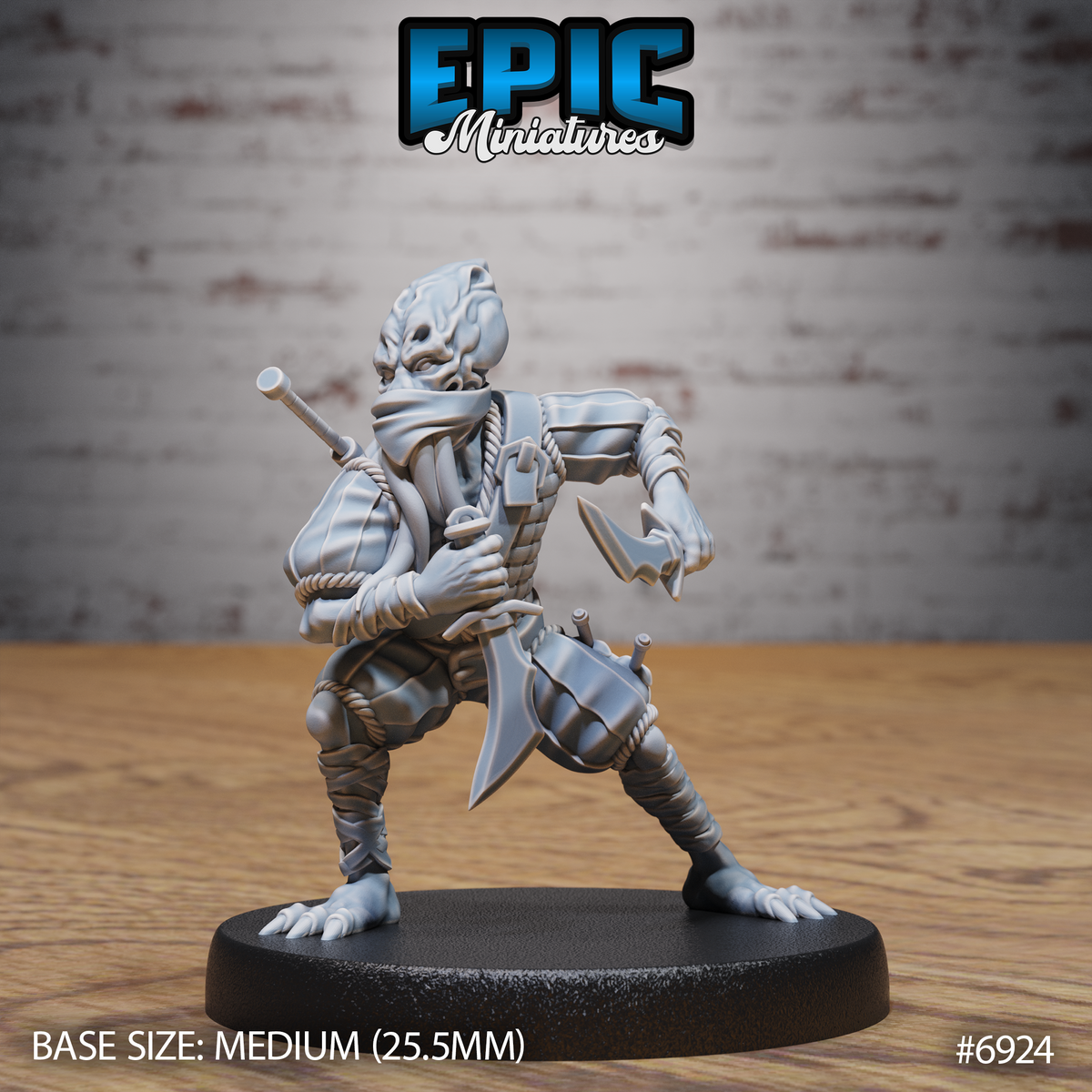 Mind Eater DND Miniature TTRPG Resin Figure 25mm Base