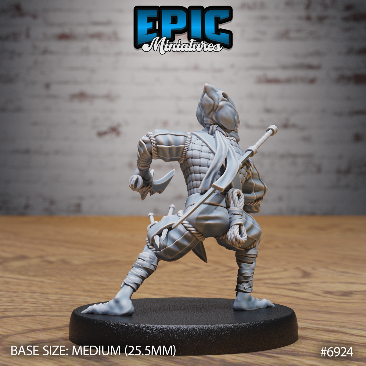 Mind Eater DND Miniature TTRPG Resin Figure 25mm Base