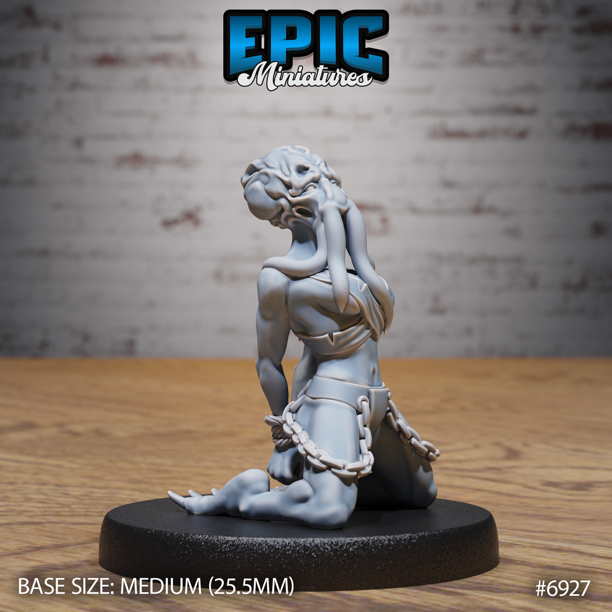 Mind Eater DND Miniature TTRPG Resin Figure 25mm Base