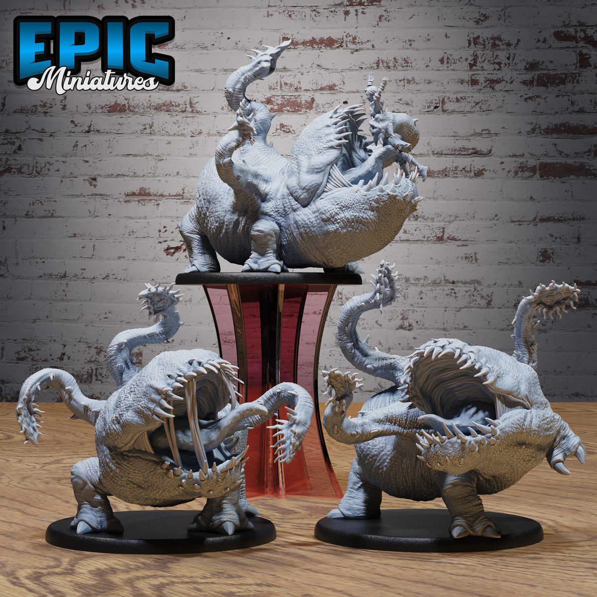 Classic Otyugh DND TTRPG Resin Model 51mm Base