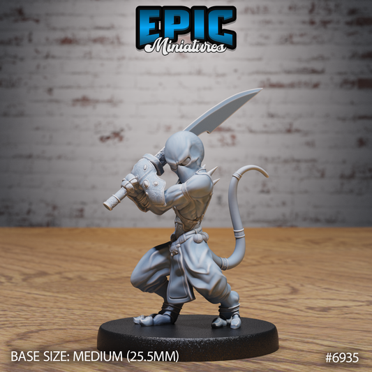 Classic Doppelganger DND TTRPG Resin Miniature 25mm Base
