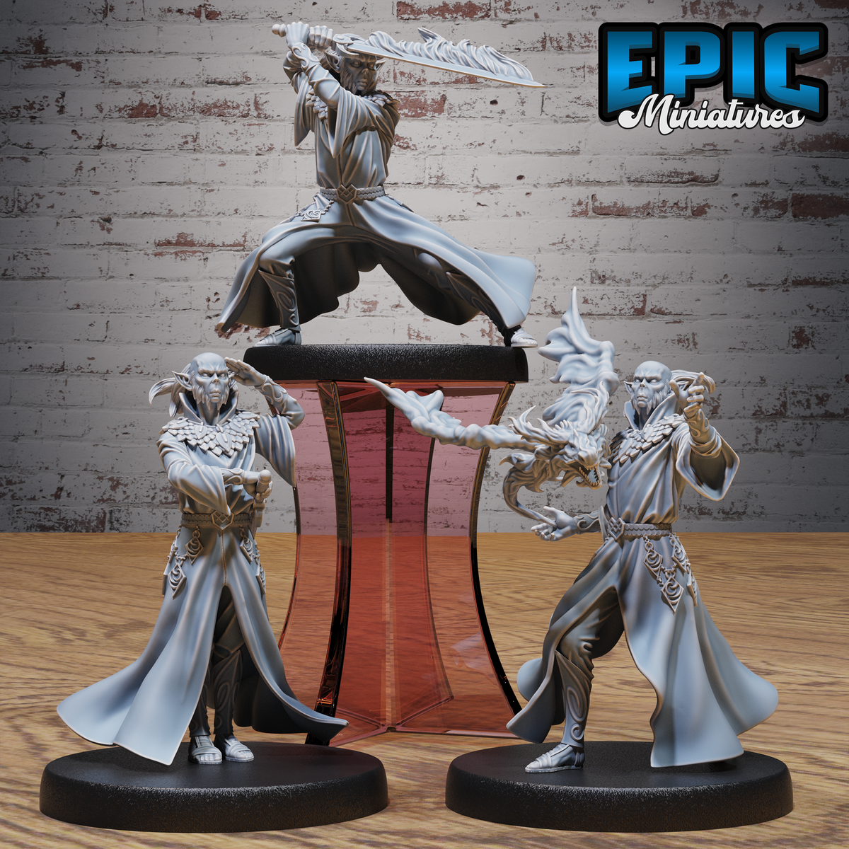 Gith Astral Sorcerer DND TTRPG Resin Miniature 25mm Base