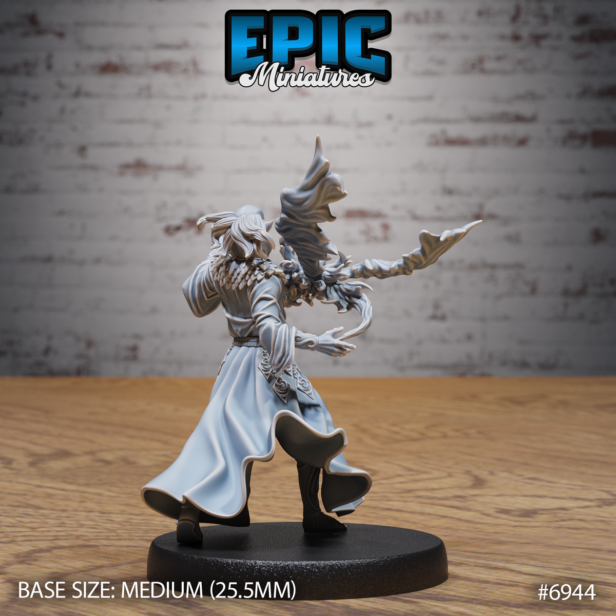 Gith Astral Sorcerer DND TTRPG Resin Miniature 25mm Base