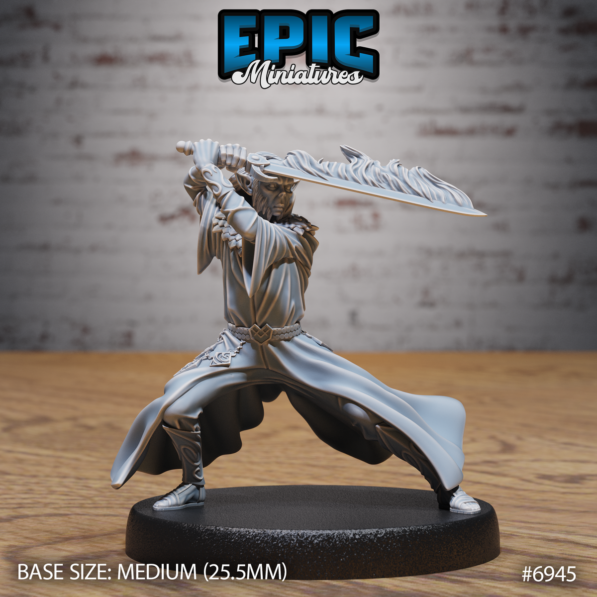 Gith Astral Sorcerer DND TTRPG Resin Miniature 25mm Base