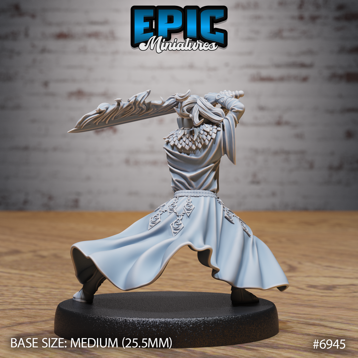 Gith Astral Sorcerer DND TTRPG Resin Miniature 25mm Base