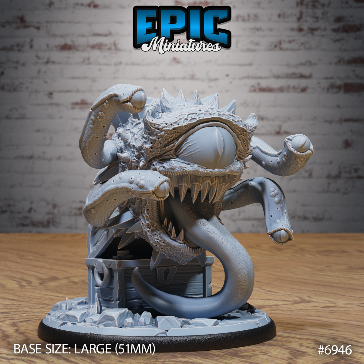 Spectator Tyrant DND TTRPG Resin Model 51mm Base
