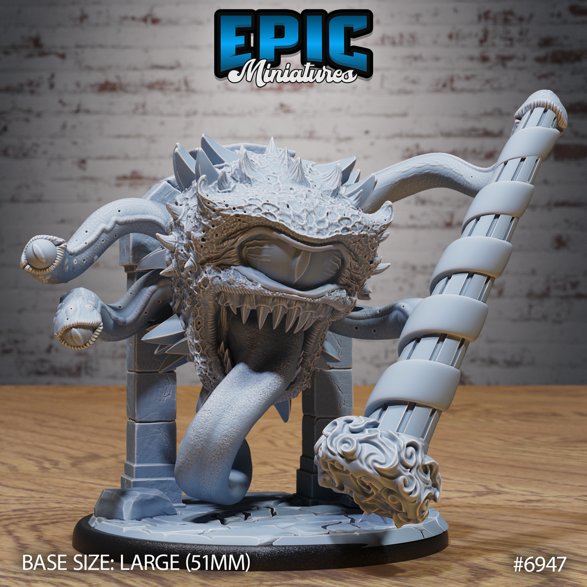 Spectator Tyrant DND TTRPG Resin Model 51mm Base