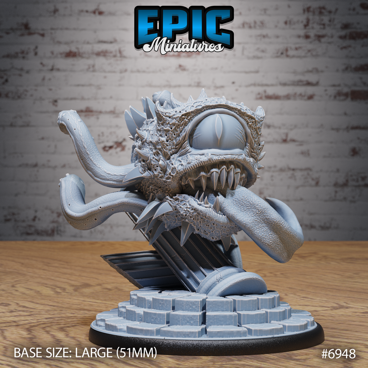 Spectator Tyrant DND TTRPG Resin Model 51mm Base