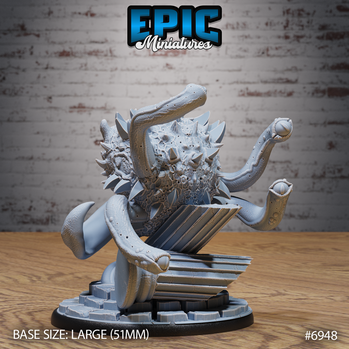 Spectator Tyrant DND TTRPG Resin Model 51mm Base