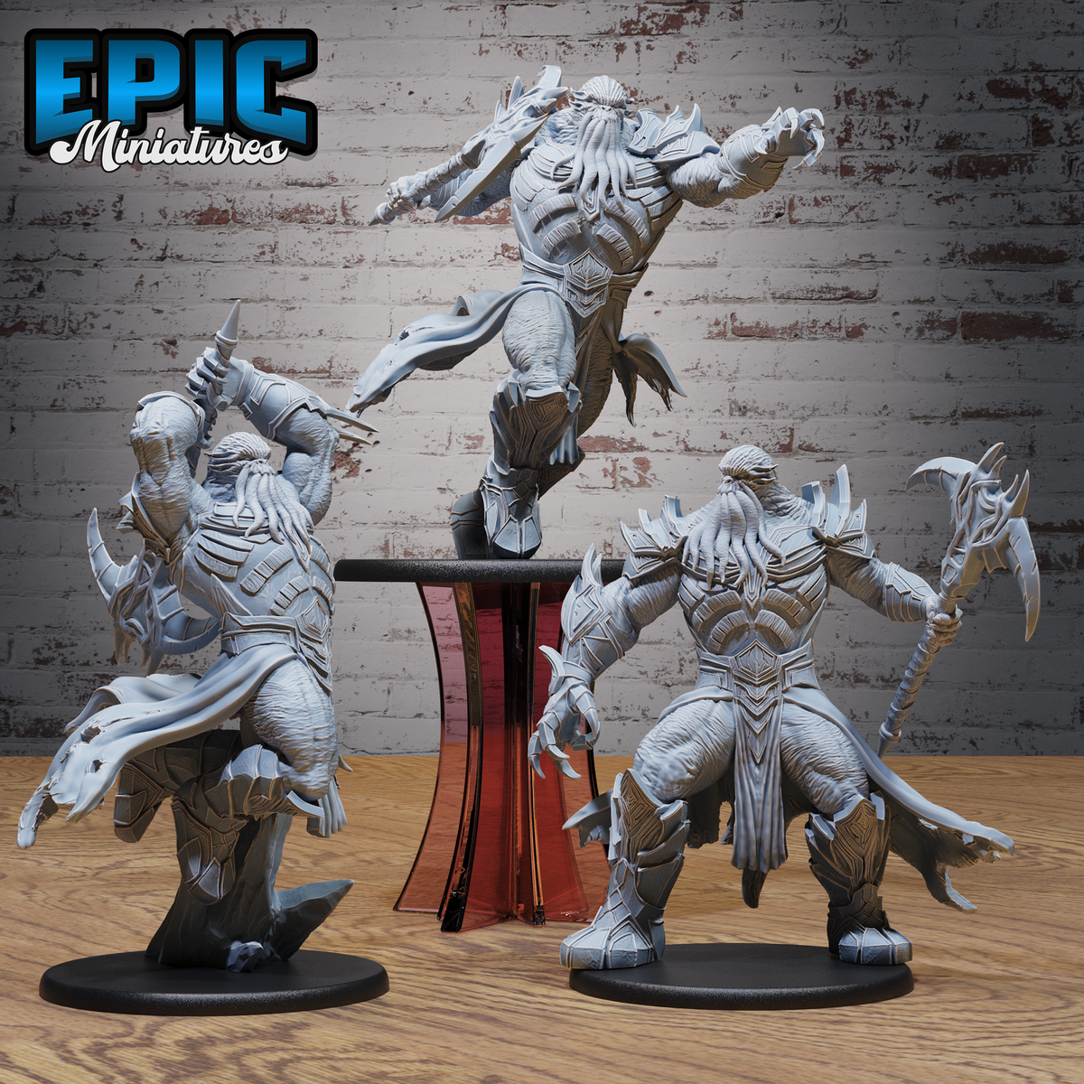 Mind Berserker DND TTRPG Resin Model 51mm Base