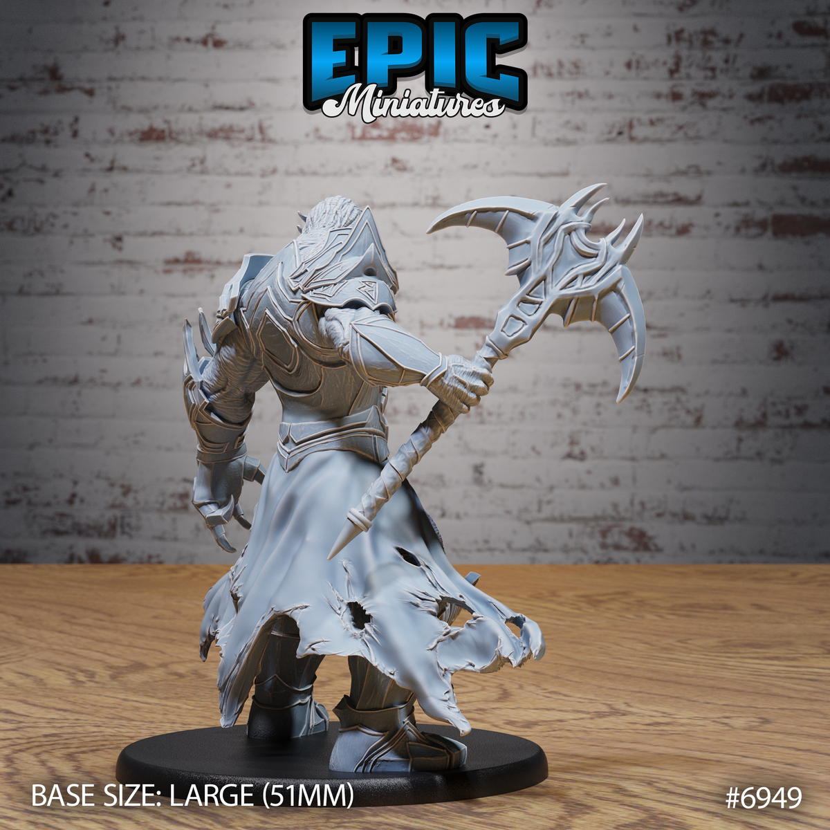 Mind Berserker DND TTRPG Resin Model 51mm Base