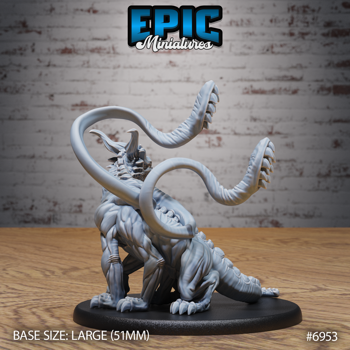 Planar Panther Beast DND TTRPG Resin Model 51mm Base