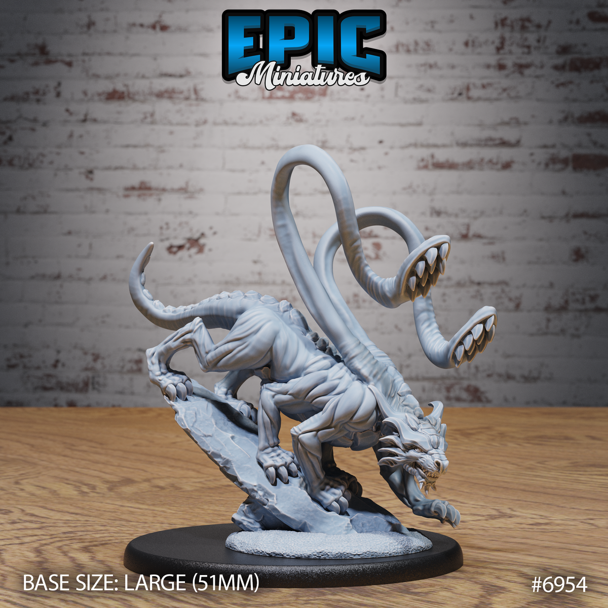 Planar Panther Beast DND TTRPG Resin Model 51mm Base