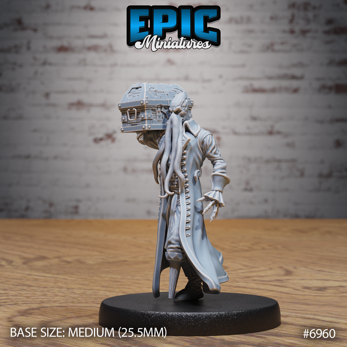Mind Pirate DND TTRPG Resin Miniature 25mm Base