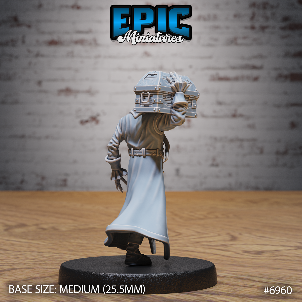 Mind Pirate DND TTRPG Resin Miniature 25mm Base