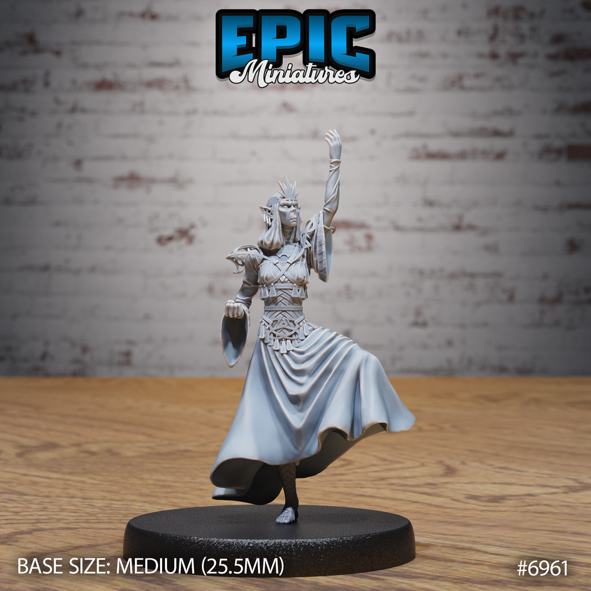 Gith Queen DND TTRPG Resin Miniature 25mm Base
