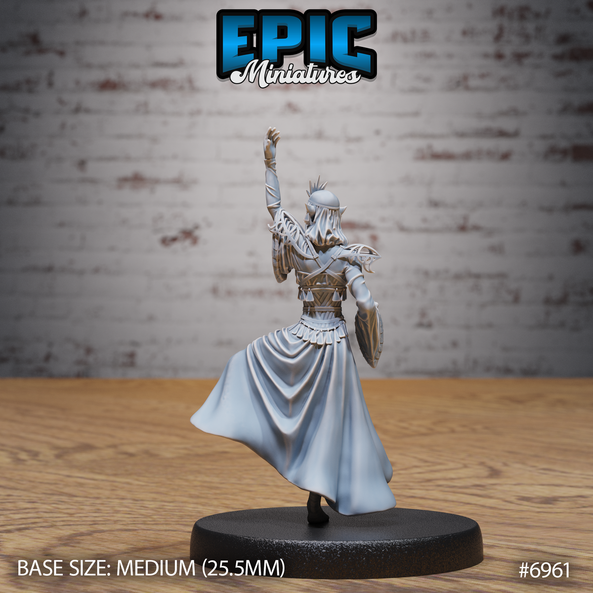Gith Queen DND TTRPG Resin Miniature 25mm Base