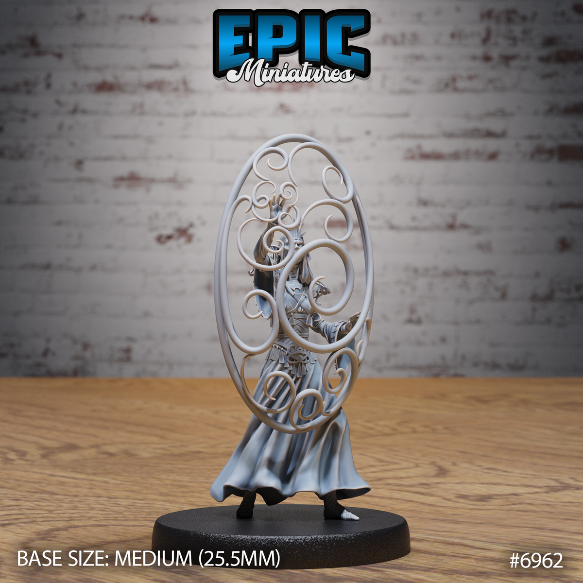 Gith Queen DND TTRPG Resin Miniature 25mm Base