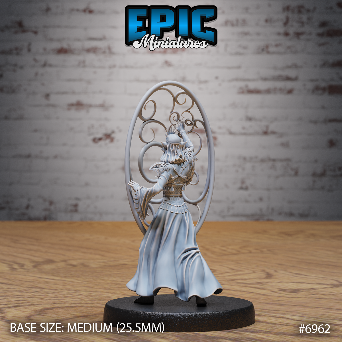 Gith Queen DND TTRPG Resin Miniature 25mm Base